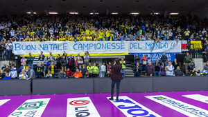 Conegliano: La festa per il Mondiale