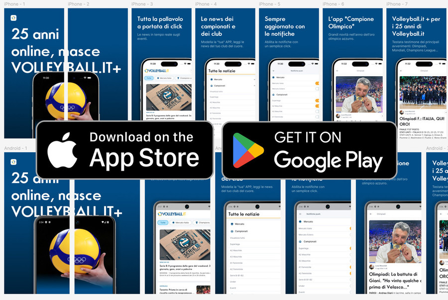 Volleyball.it: Sempre più &quot;mobile&quot; con Volleyball.it+!