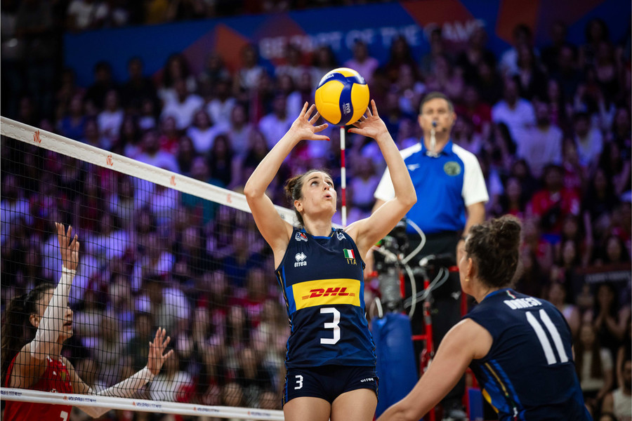 VNL F.: Vargas (33) non basta. L'Italia si mangia la Turchia. Ben 10 punti per il ranking