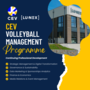 CEV: Iscrizioni aperte per la terza edizione del Volleyball Management Programme