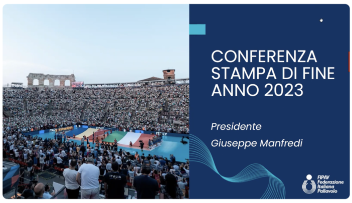 Fipav: La conferenza stampa di fine anno della Federvolley