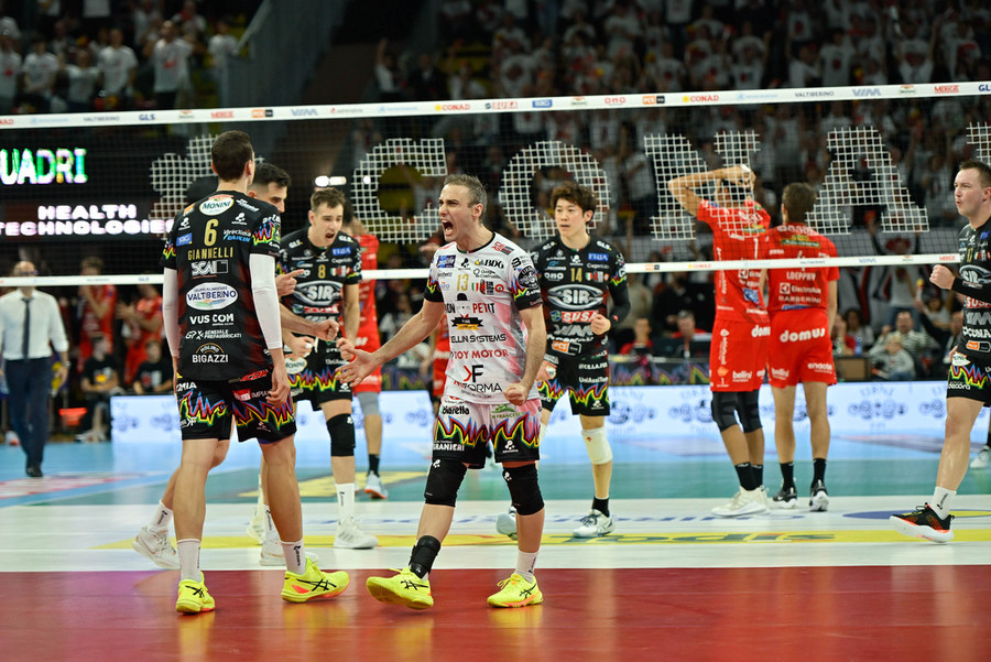 Superlega Credem Banca: Perugia domina in ricezione e servizio, Civitanova paga caro il divario