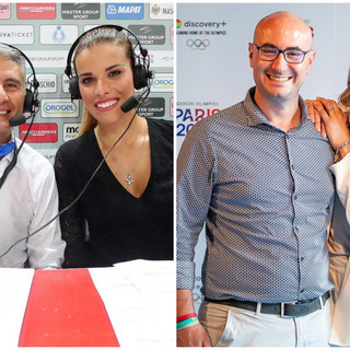 Marco Fantasia e Giulia Pisani voci Rai, Fabrizio Monari e Rachele Sangiuliano volti e voci di Eurosport/Discovery+