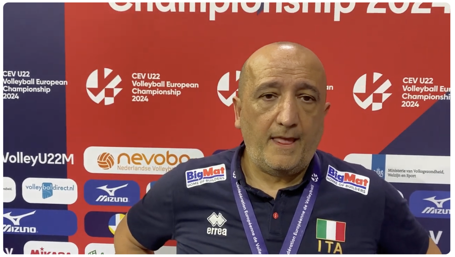 Europei U22: L'argento di coach Fanizza. &quot;Bravi ragazzi, orgoglioso di quello che hanno fatto&quot;