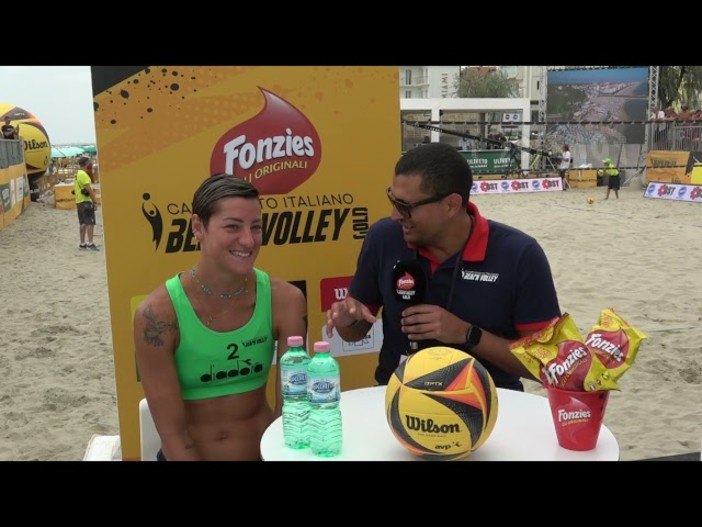 Tricolore 2x2: Giada Benazzi saluta il beach volley