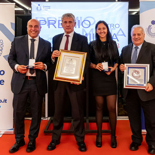 Da sinistra, Stefano Cesare, Jacopo Volpi, Flavia Barigelli e Giuseppe Manfredi