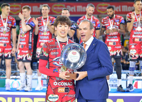 Del Monte Supercoppa: Ishikawa MVP celebra il suo esordio a Perugia, &quot;È un onore indossare questa maglia&quot;