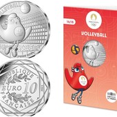 Olimpiadi: La pallavolo ha la sua moneta celebrativa di Parigi2024