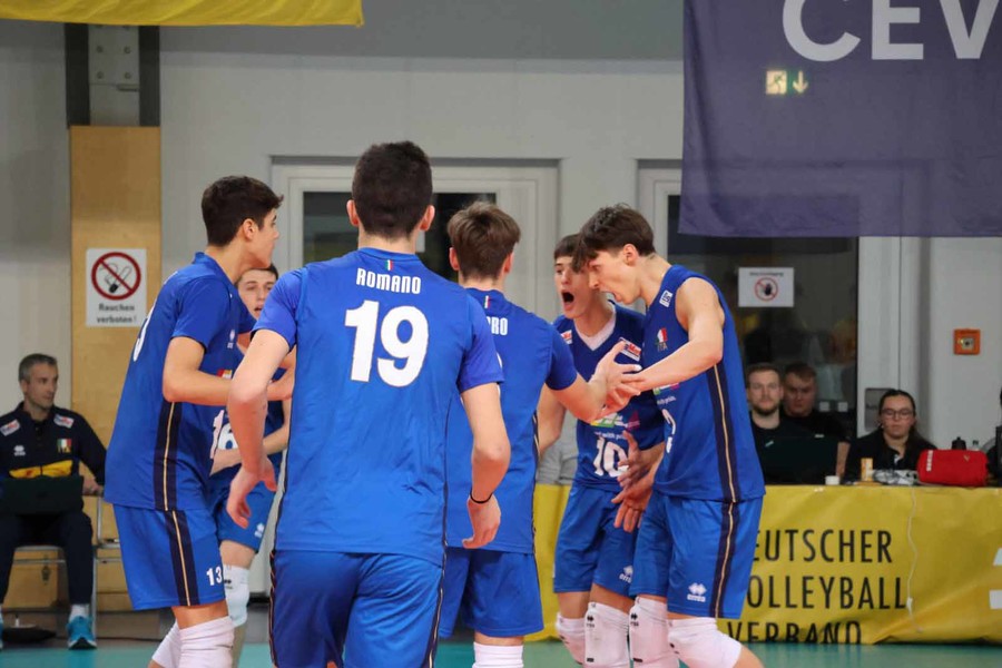 Wevza U18M.: L'Italia vince al tie-break contro la Spagna e vola in finale