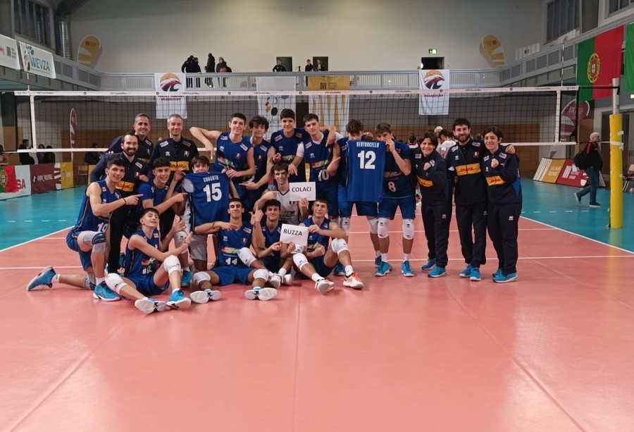 Wevza U18: Esordio vincente per gli azzurrini, 3-0 al Portogallo