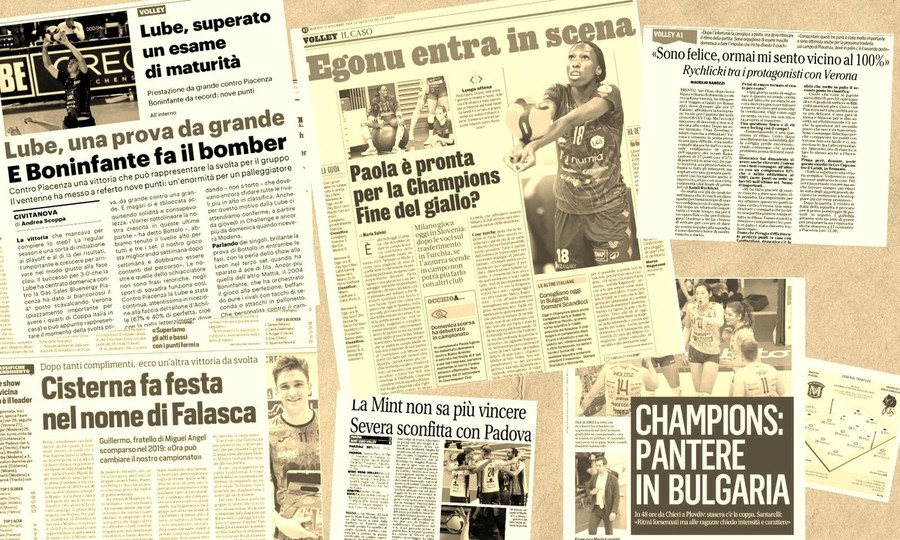 Rassegna Stampa: Le principali notizie di Superlega, A1 femminile e Champions League. Lorenzetti e Ben Tara 2027