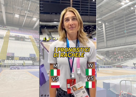 Rachele Sangiuliano nel video instagram di Eurosport