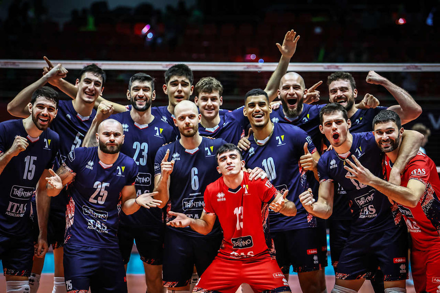 Mondiale per Club: Trento torna in finale. 3-0 alla Lube