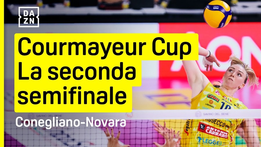 Courmayeur Cup: 2a semifinale, Conegliano - Novara 3-1. VIDEO