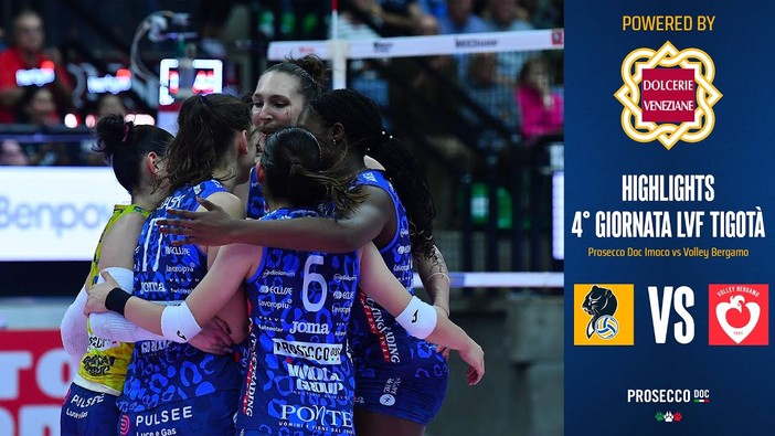 Conegliano: Gli highlights della vittoria su Bergamo