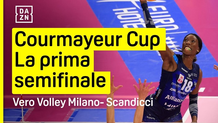 Courmayeur Cup: 1a semifinale, Milano - Scandicci 3-2 - VIDEO