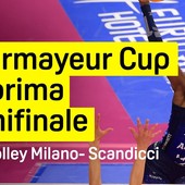 Courmayeur Cup: 1a semifinale, Milano - Scandicci 3-2 - VIDEO